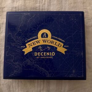 New World by AJ Fernandez Empty Cigar Box